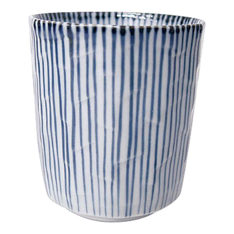 染付呉須十草面取湯呑 21208-402 1個(ご注文単位1個)【直送品】