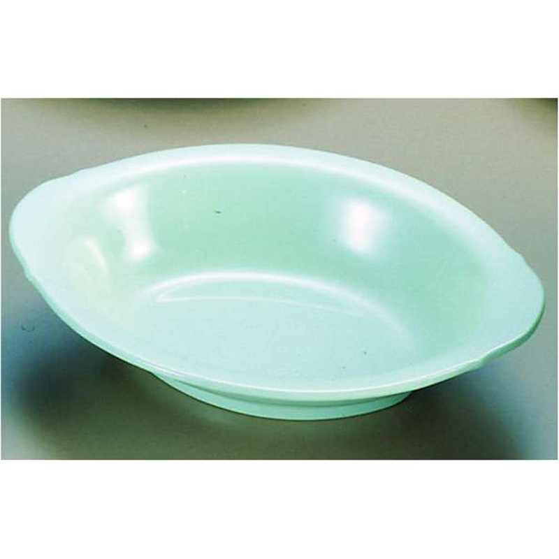 メラミン「青磁」　小判ベーカー皿 CS-45　（大） 1袋（ご注文単位1袋）【直送品】
