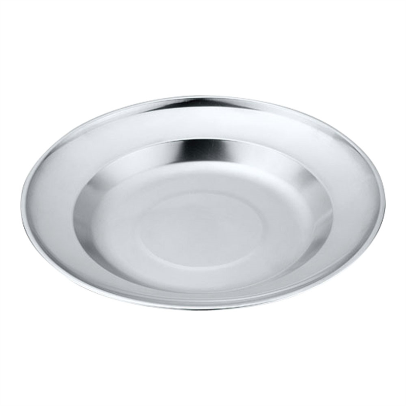 ステンレス ラーメン皿 B 22cm 1個(ご注文単位1個)【直送品】