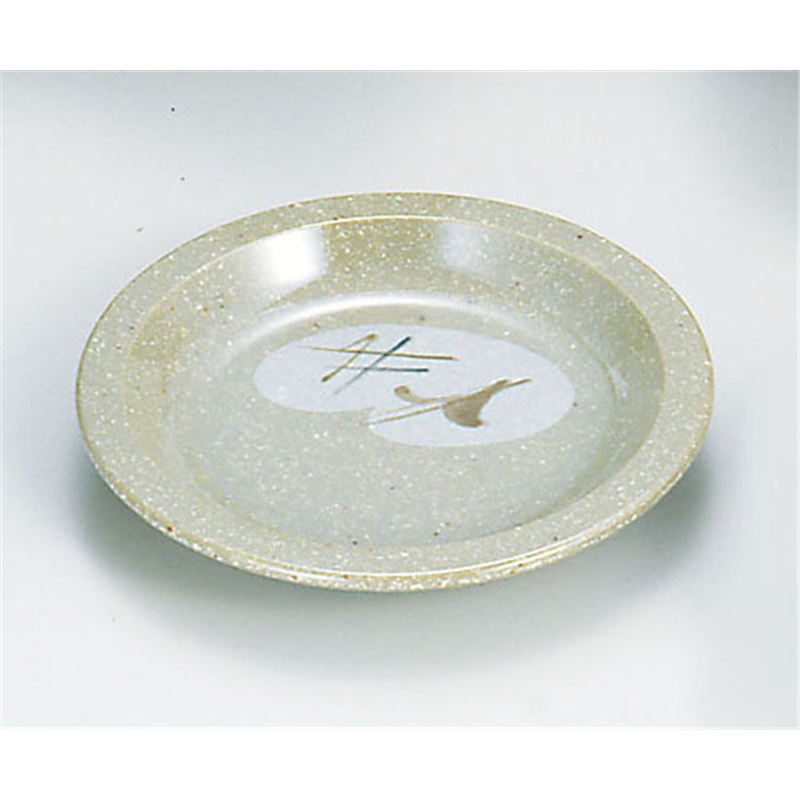 メラミン「雪ん子」　小皿　10cm YK-43 1袋（ご注文単位1袋）【直送品】