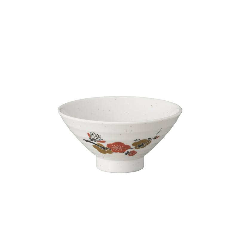 メラミン「元禄梅」 飯茶椀 身 U-4A 1袋(ご注文単位1袋)【直送品】
