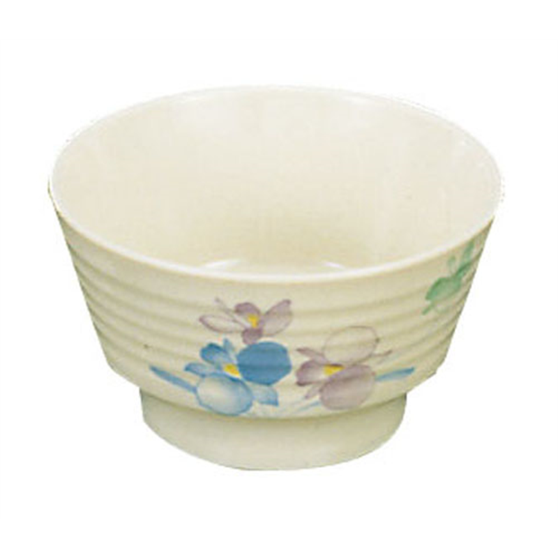 メラミン「すみれ」羽反り小鉢 VO-11A 1袋（ご注文単位1袋）【直送品】