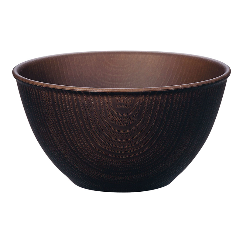 WOOD スープボール 14.5cm ダークブラウン 1袋(ご注文単位1袋)【直送品】