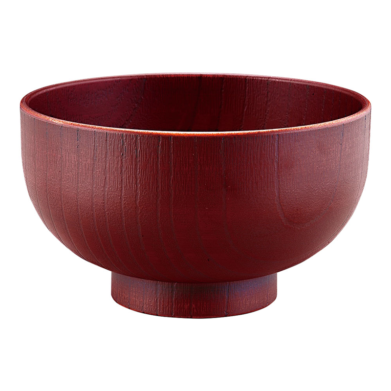 TA 木調汁椀 紅摺り 30044140 1袋(ご注文単位1袋)【直送品】