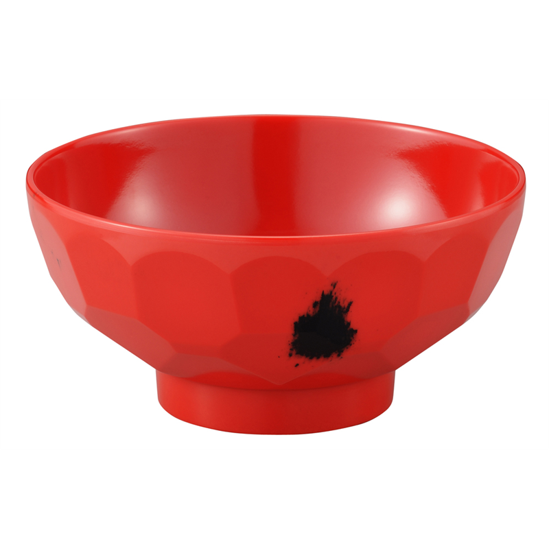 メラミン №10B 亀甲汁椀 根来 身 1袋(ご注文単位1袋)【直送品】