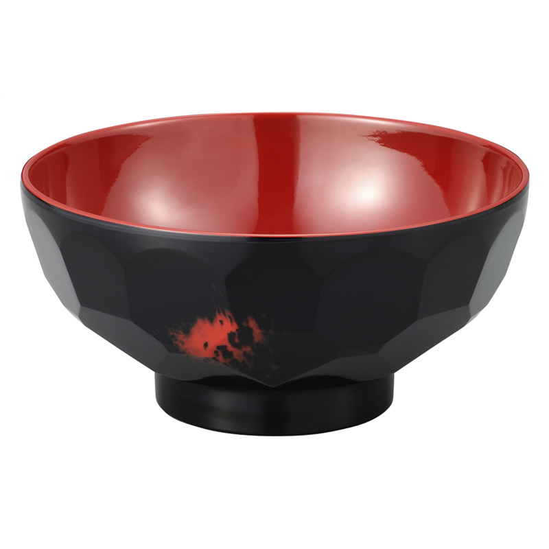 メラミン №10A 亀甲汁椀 曙 身 1袋(ご注文単位1袋)【直送品】