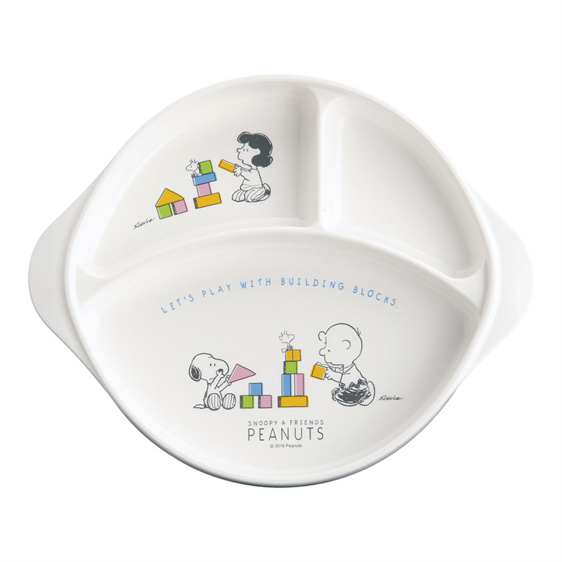 ポリプロピレンお子様食器　「スヌーピー」 ランチ皿CB-36（足ゴム付） 1箱（ご注文単位1箱）【直送品】