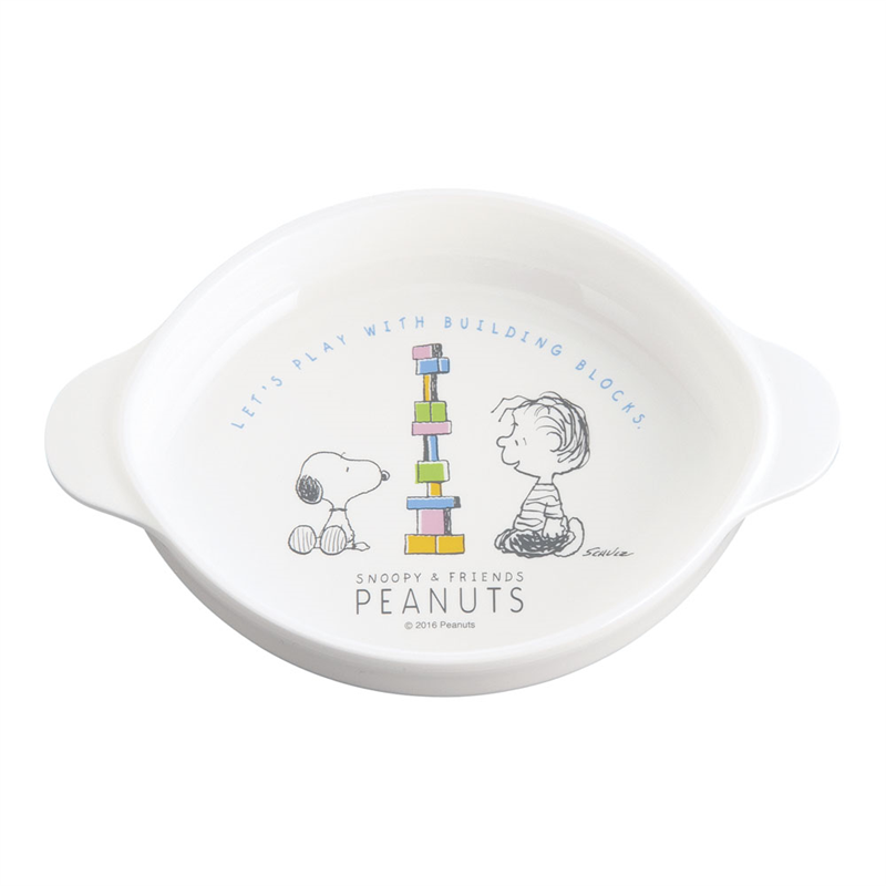 ポリプロピレンお子様食器 「スヌーピー」 小皿 CB-34 1箱(ご注文単位1箱)【直送品】