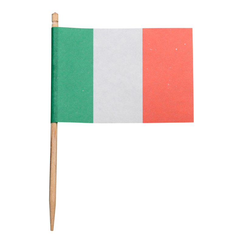 ランチ旗 イタリア(200本入) 1箱(ご注文単位1箱)【直送品】
