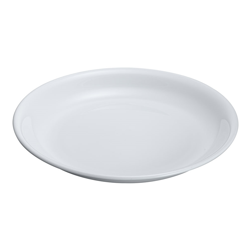 高強度磁器 ホワイト WH-026 8インチ 大皿 1袋(ご注文単位1袋)【直送品】
