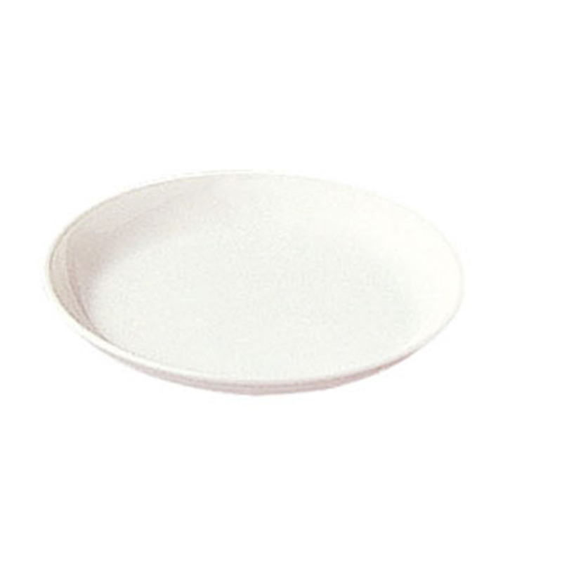 ポリプロピレン食器　白　給食皿16cm №1712W 1袋（ご注文単位1袋）【直送品】