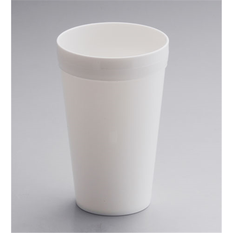 >ポリプロピレン食器 白 コップ 大 №1702W 1袋(ご注文単位1袋)【直送品】
