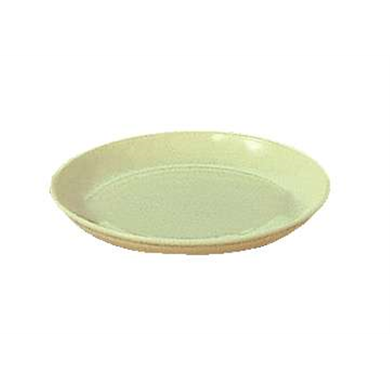 PP食器　給食皿（クリーム）　16cm №1712K 1袋（ご注文単位1袋）【直送品】