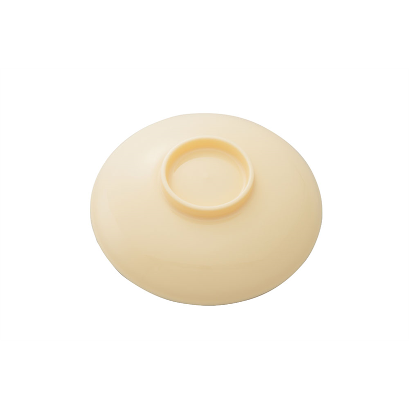 PP食器 丼(クリーム) №1715BK 蓋 1袋(ご注文単位1袋)【直送品】