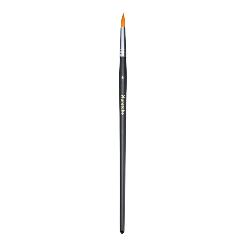 クレタケ　ナイロン画筆 丸6号　JP1-6 1袋（ご注文単位1袋）【直送品】