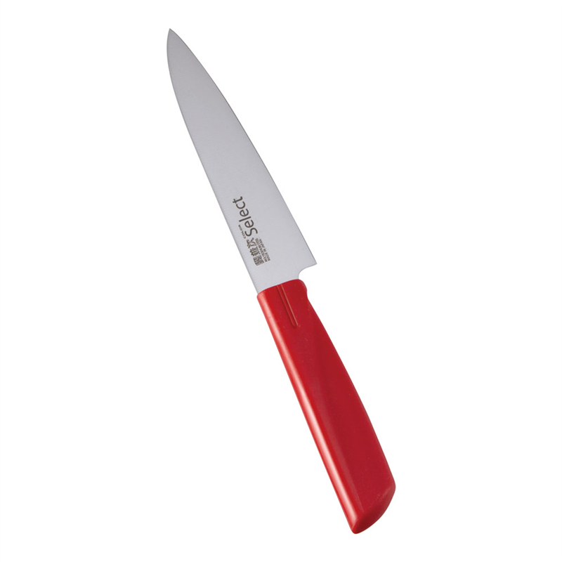 カラーセレクト ペティーナイフ(両刃) 3011-RD 12cm レッド 1箱(ご注文単位1箱)【直送品】