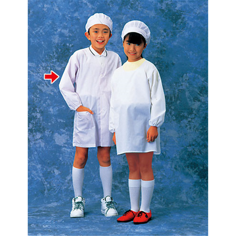 学童給食衣（ホワイト）SKV358 4号 1袋（ご注文単位1袋）【直送品】