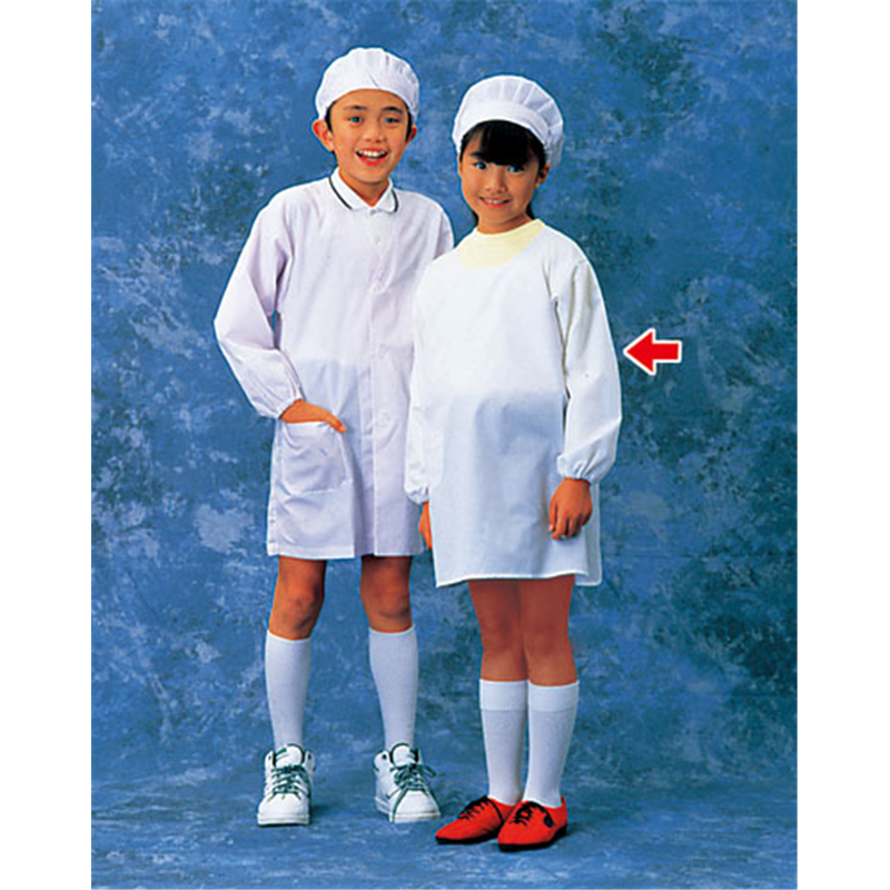 学童給食衣（ホワイト）SKV361 2号 1袋（ご注文単位1袋）【直送品】