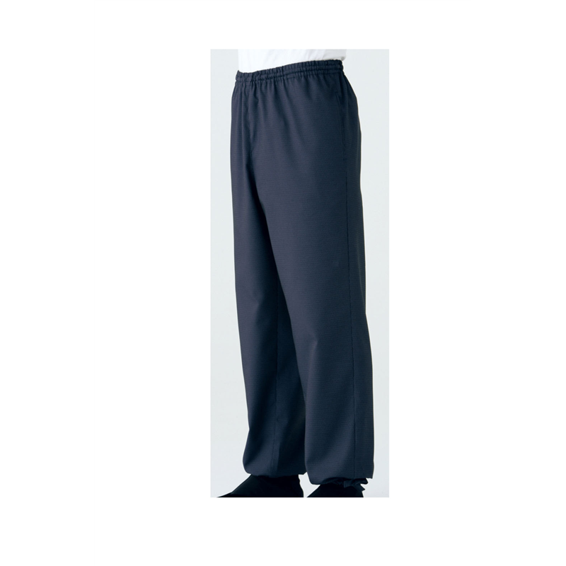 男女兼用　和風パンツ　SLB673-1 黒×青紫　3L 1袋（ご注文単位1袋）【直送品】