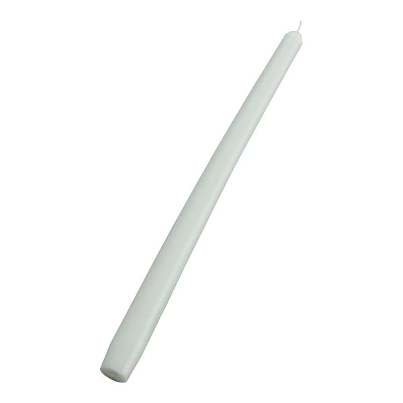 パステルテーパーキャンドル 12インチ ライトグリーン(1打入) 1箱(ご注文単位1箱)【直送品】