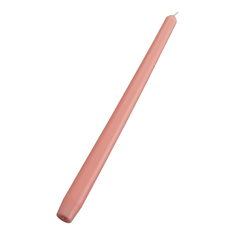 パステルテーパーキャンドル 12インチ サーモンピンク(1打入) 1箱(ご注文単位1箱)【直送品】