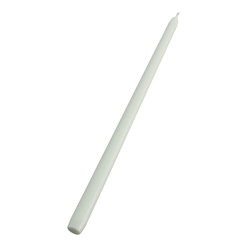 パステルテーパーキャンドル 15インチ ライトグリーン(1打入) 1箱(ご注文単位1箱)【直送品】