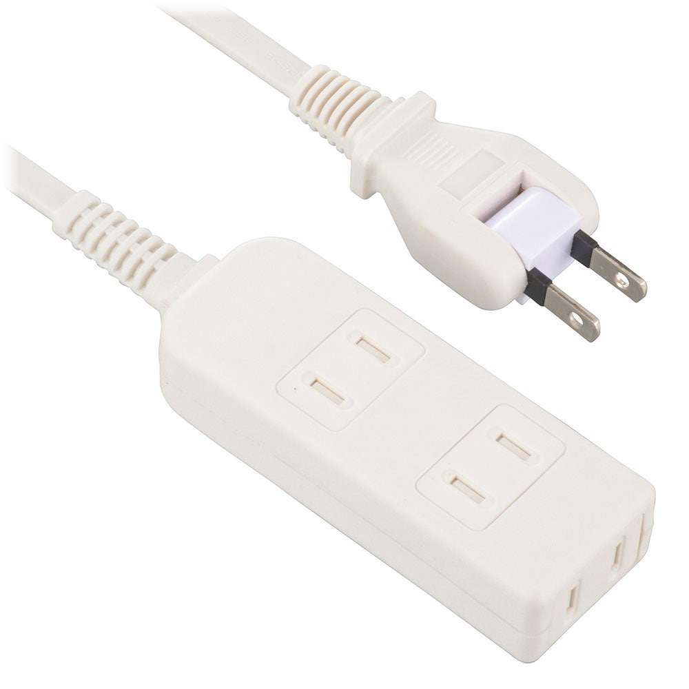 オーム電機 HS-T310SFW-22 00-1625 安全タップ3個口 10mホワイト（ご注文単位1袋）【直送品】