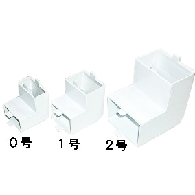 オーム電機 DZ-KDI1W 00-4166 ダクト用入・出隅 1号(ご注文単位1袋)【直送品】