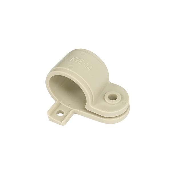 オーム電機 KVE-14J5P 00-4216 VE片サドル 14用 5個入(ご注文単位1袋)【直送品】