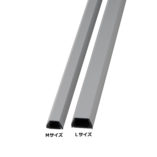 オーム電機 DZ-TMLH 00-4275 タフモール Lサイズ グレー 1m（ご注文単位5袋）【直送品】