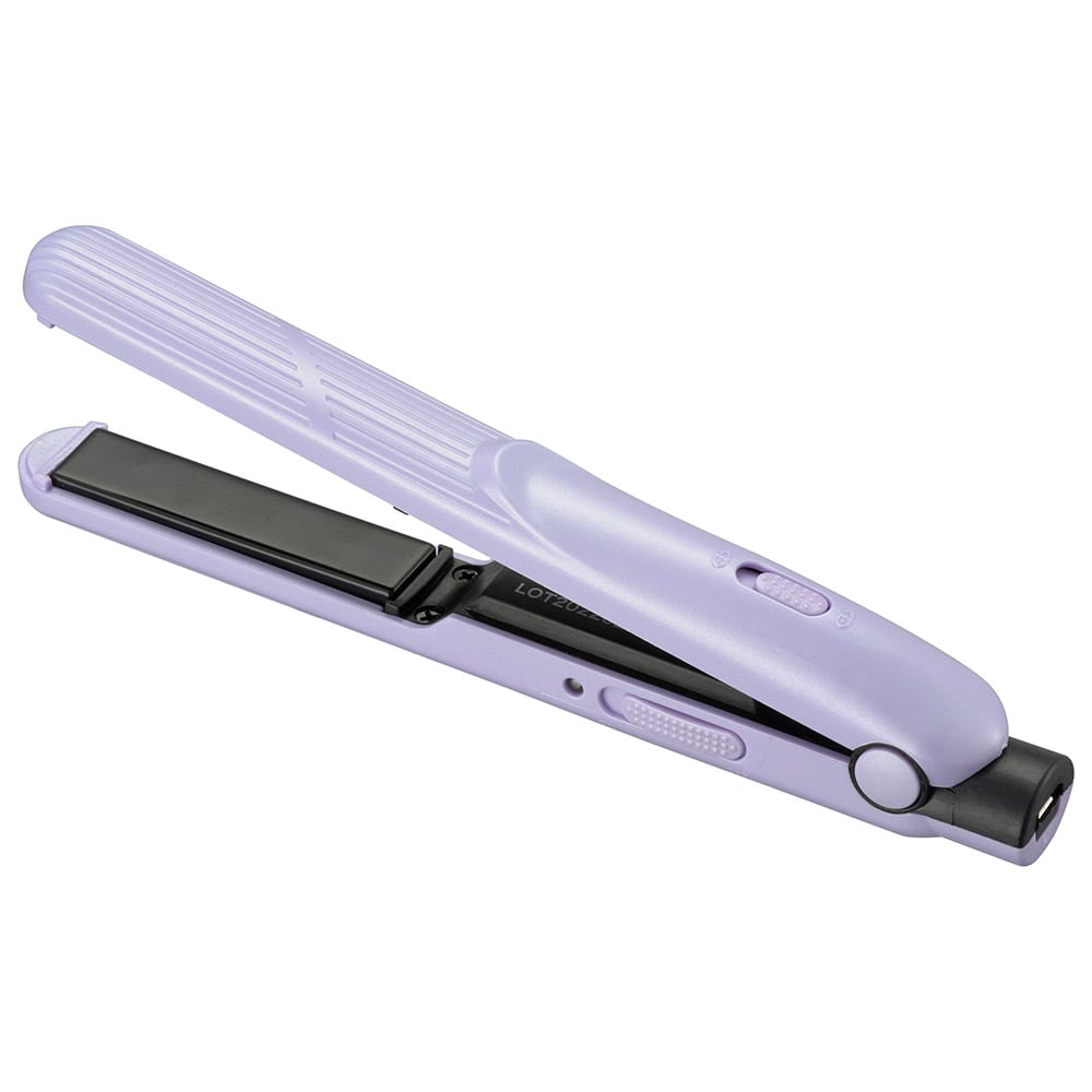 オーム電機 HB-HIUD-V 00-5691 Iberisモバイルヘアアイロン ヴァイオレット(ご注文単位1袋)【直送品】