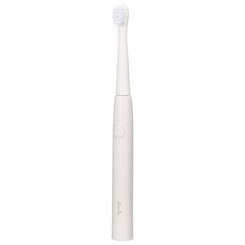 オーム電機 HB-C549K-W 00-5841 Iberisハイパワー音波歯ブラシ乾電池式 ホワイト(ご注文単位1袋)【直送品】