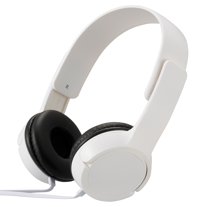 オーム電機 HP-H125N-W 03-2280 AudioCommステレオヘッドホンH125 ホワイト（ご注文単位1袋）【直送品】