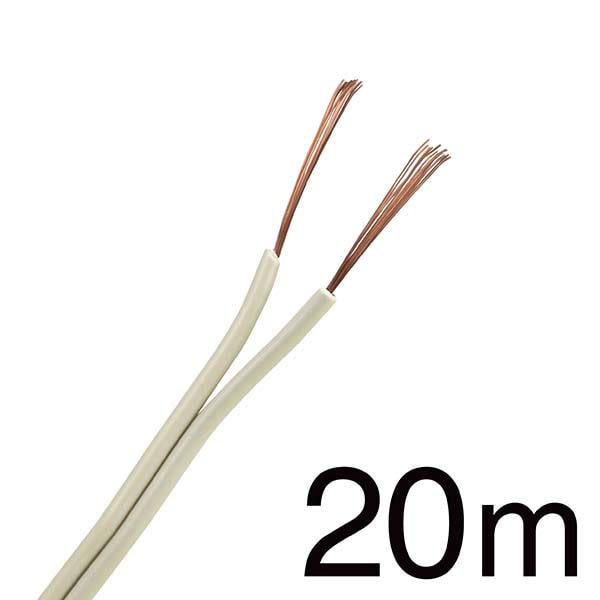 オーム電機 VFF-030-20IV 04-7490 インターホンコード 20m アイボリー(ご注文単位1袋)【直送品】