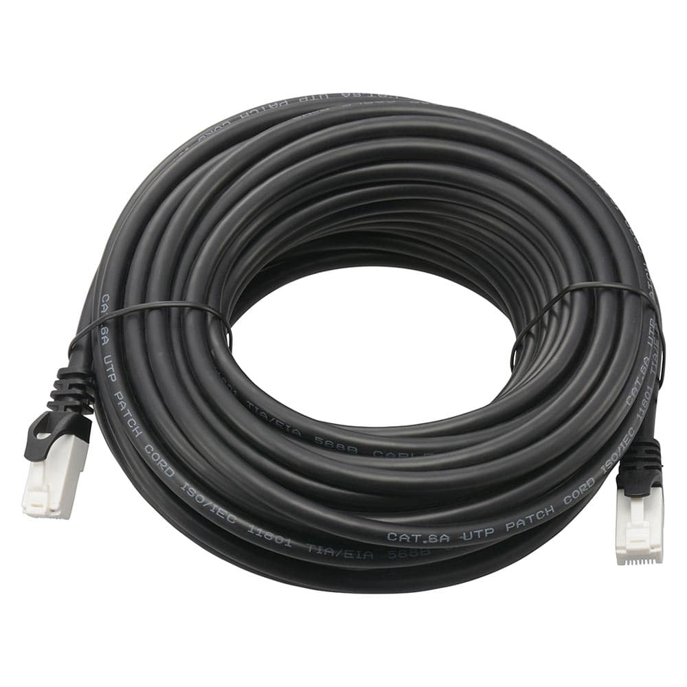 オーム電機 PC-N6A150-K 05-1075 つめが折れないLANケーブル CAT6A 15m(ご注文単位1袋)【直送品】