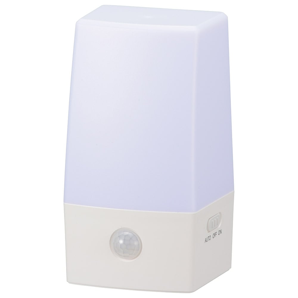 オーム電機 NIT-BLA6JSL-WN 06-0142 LEDセンサーライト 人感明暗センサー(ご注文単位1袋)【直送品】