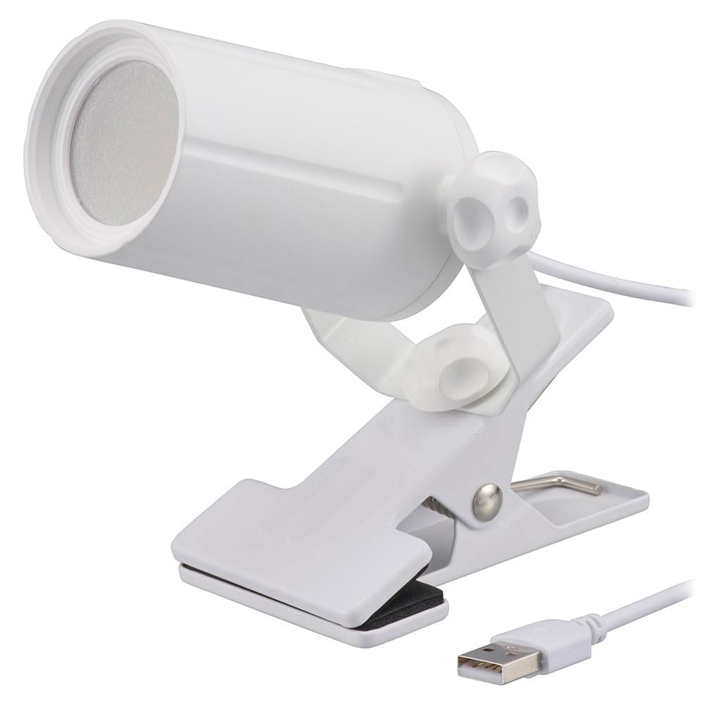 オーム電機 LTC-LC08U-WN 06-0909 LEDクリップライト 昼白色 ホワイト(ご注文単位1袋)【直送品】