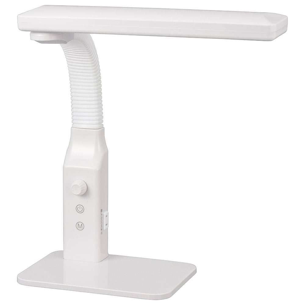 オーム電機 DS-LE95CG-W/RA93 06-3685 LEDデスクライト 調光・調色機能付き（ご注文単位1袋）【直送品】