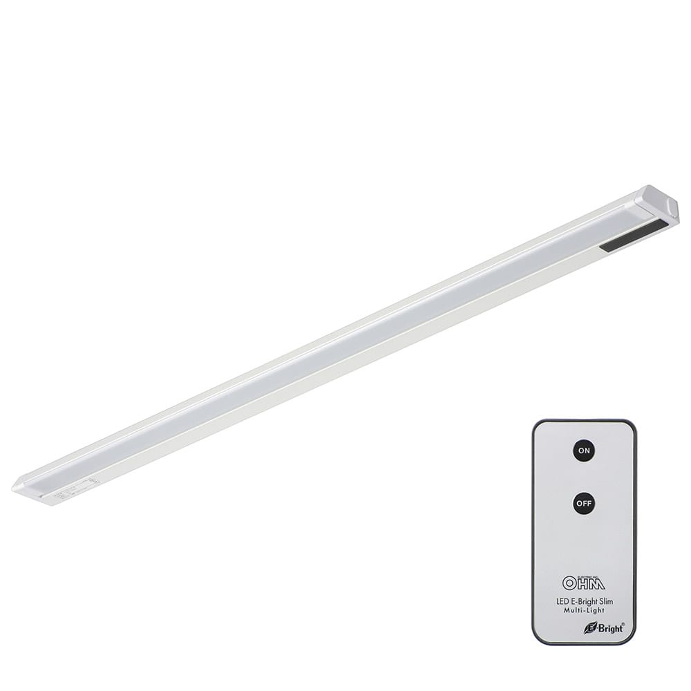 オーム電機 LT-NLES14D-HR 06-4039 LEDイーブライトスリム多目的灯リモコンタイプ 14W 857mm 昼光色(ご注文単位1袋)【直送品】
