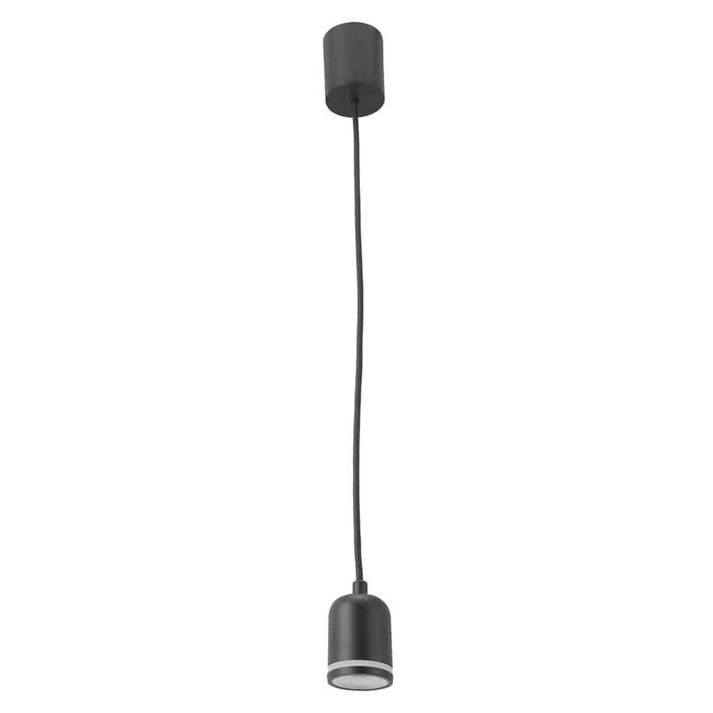 オーム電機 LT-YR8-K 06-4168 LED付きペンダントライト 電球色 ブラック(ご注文単位1袋)【直送品】