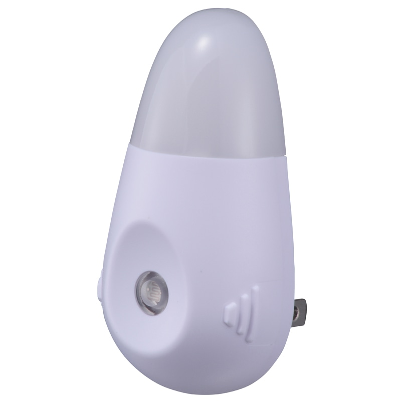 オーム電機 NIT-APHB4-W 07-8865 LEDナイトライト 充電式 明暗センサー ホワイト 白色LED（ご注文単位1袋）【直送品】