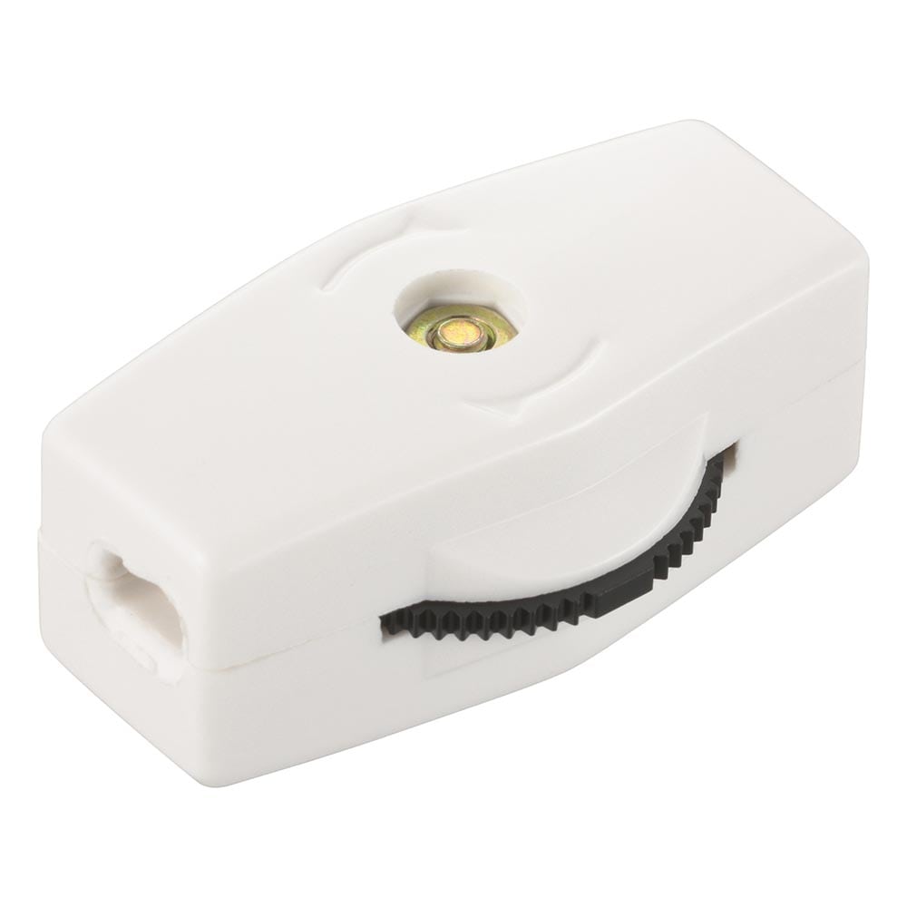 オーム電機 HS-H03RSW-W 09-1840 ロータリースイッチ 平行線専用 白(ご注文単位1袋)【直送品】