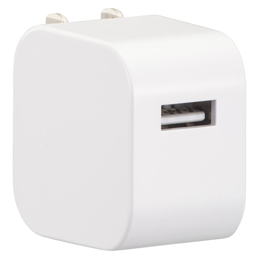 オーム電機 USBアダプター Type-A 1A 1個（ご注文単位1個）【直送品】
