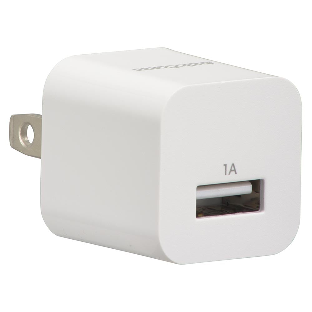 オーム電機 AudioComm USBチャージャー Type-A 1A 1個（ご注文単位1個）【直送品】
