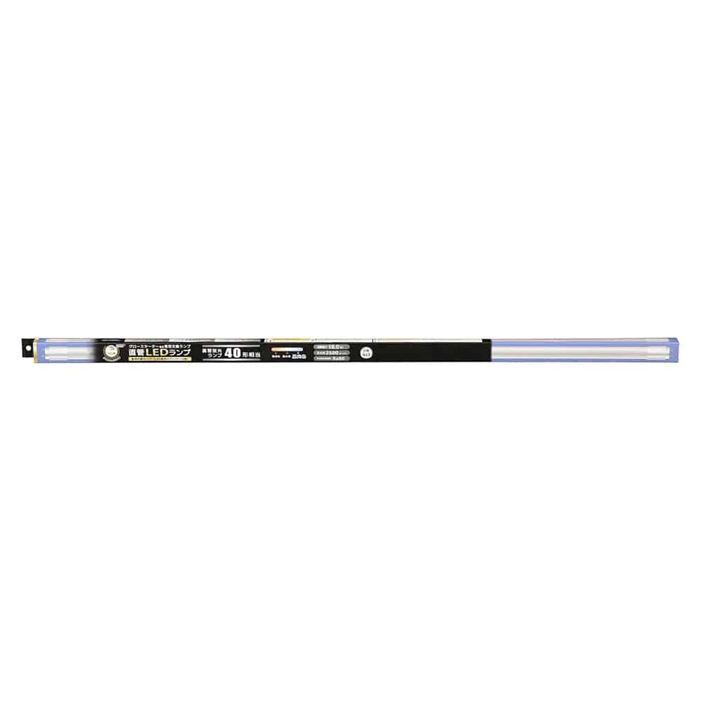 オーム電機 直管LEDランプ 40形相当 G13 昼光色 グロースターター器具専用 片側給電仕様 1個（ご注文単位1個）【直送品】