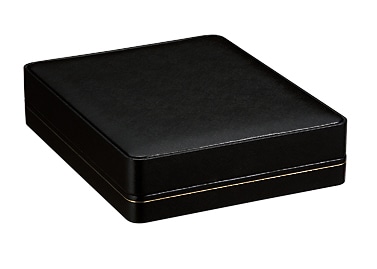 CS-27-NE-BK パールネックレス・イヤンリングケース　ブラック 1個 （ご注文単位5個）【直送品】