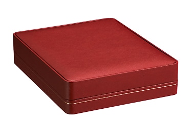 CS-27-NER-RED パールネック・イヤンリング・リングケース　レッド 1個 （ご注文単位5個）【直送品】