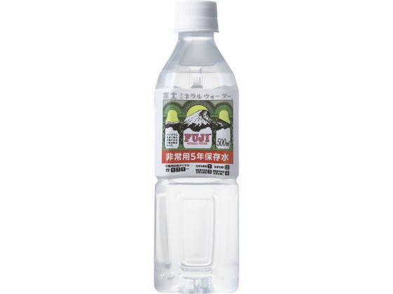尾西食品 富士ミネラルウォーター 500mL 1本※軽（ご注文単位1本)【直送品】
