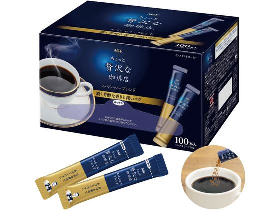 AGF ちょっと贅沢な珈琲店 スペシャル・ブレンド スティック 100本 1箱※軽(ご注文単位1箱)【直送品】