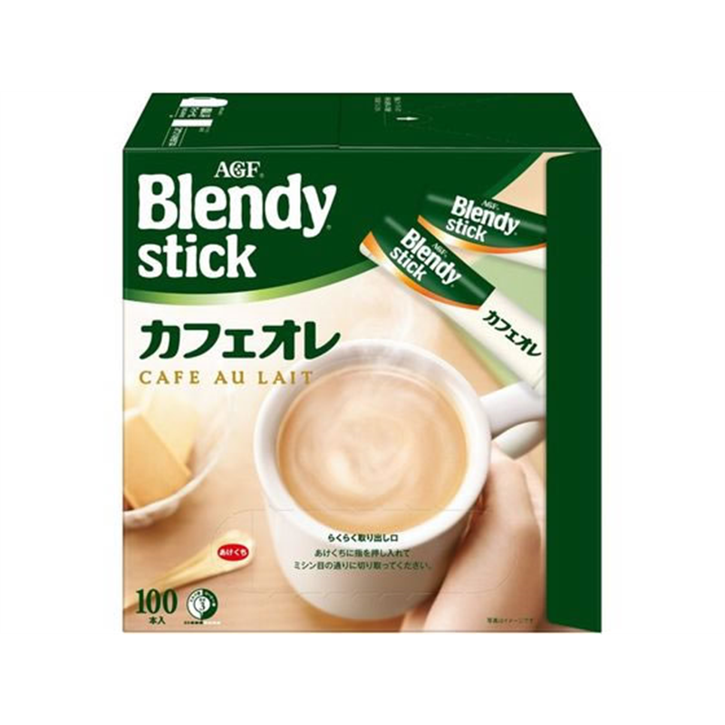 AGF ブレンディ スティック カフェオレ 100本 1箱※軽(ご注文単位1箱)【直送品】